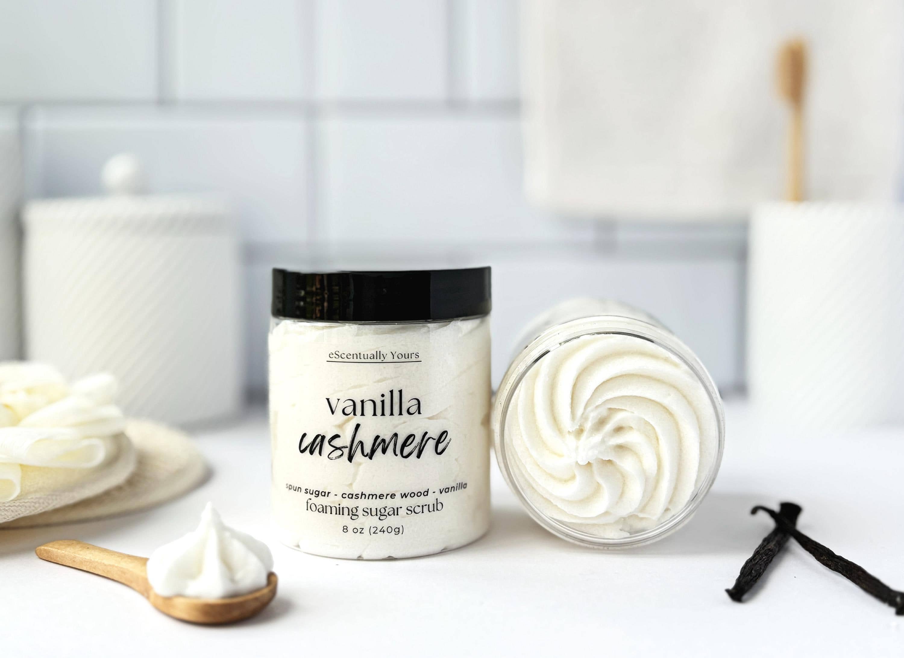 eScentually Yours - Wholesale Whipped Soap - Vanilla Cashmere Whipped Soap & Foaming Sugar Scrub 2