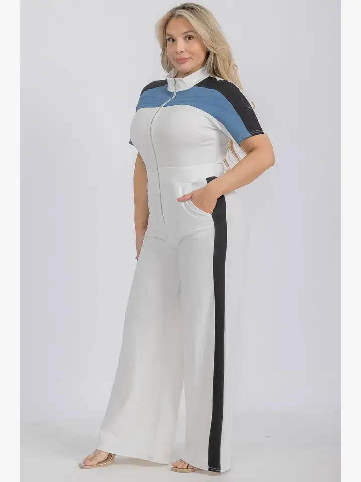 Vit Kortärmad jumpsuit för wholesale på Faire1