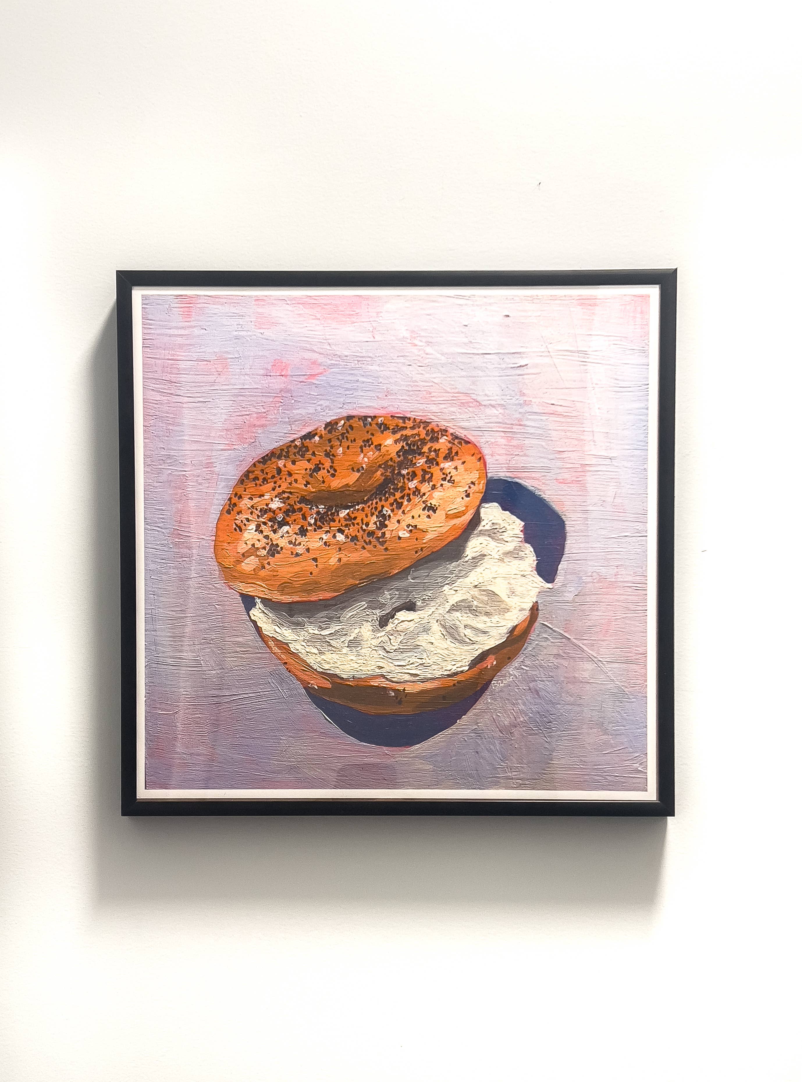 By Bailey Art - Wholesale Art Print - "Everything Bagel" - Bagel Art Print2
