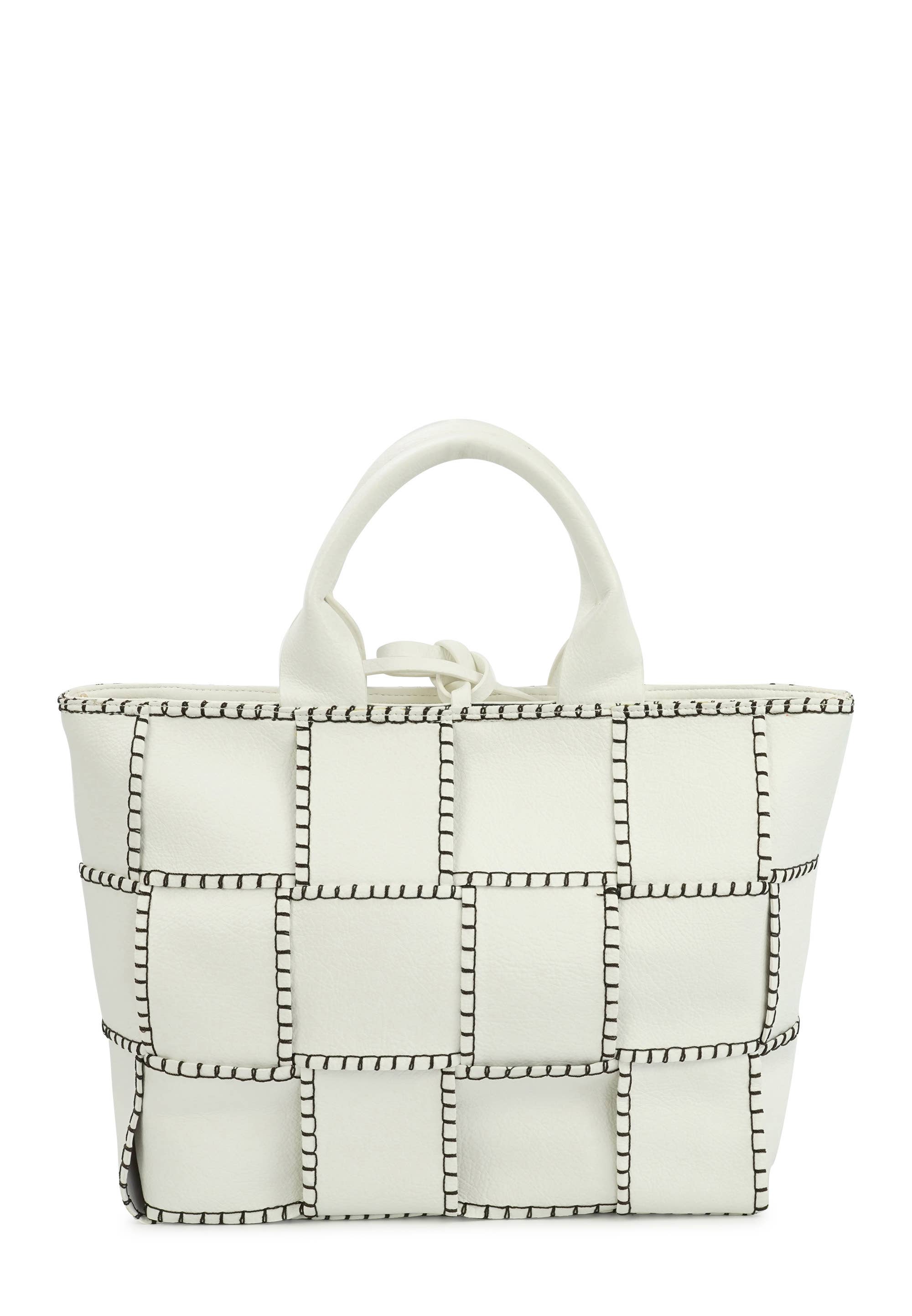 HJS - Venta al por mayor Bolso con asas - Mujer - Bolso 'SADLE' - Elegante diseño trenzado13