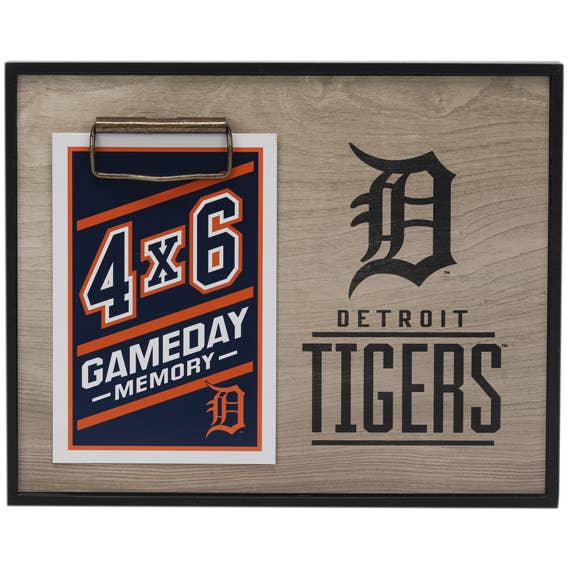 Detroit Tigers Team Logo Photo Frame for wholesale by Open Road Brands, LLC