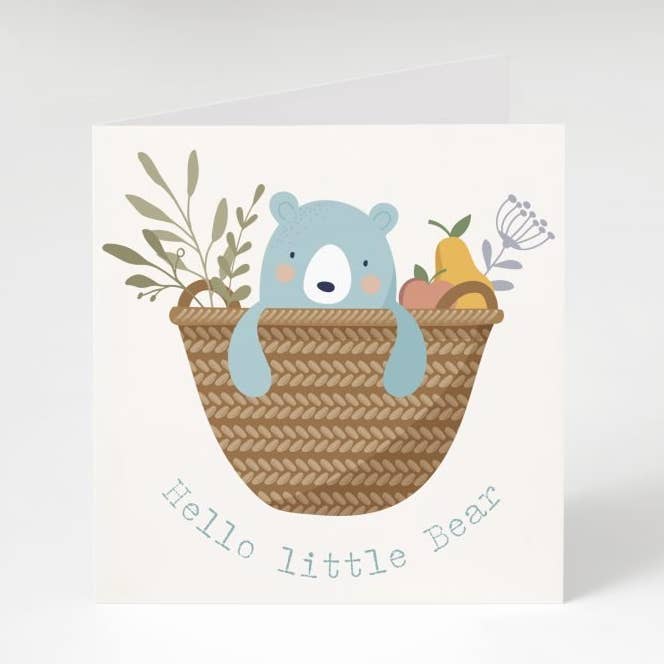 Hallo kleiner Bär Grußkarte für den Großhandel von Folk + Nest™
