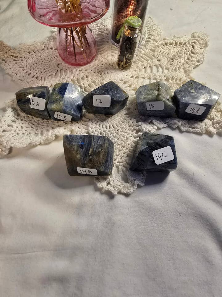 Blue Kyanite Freeform for wholesale by Chaotic Crystal Chick Co.