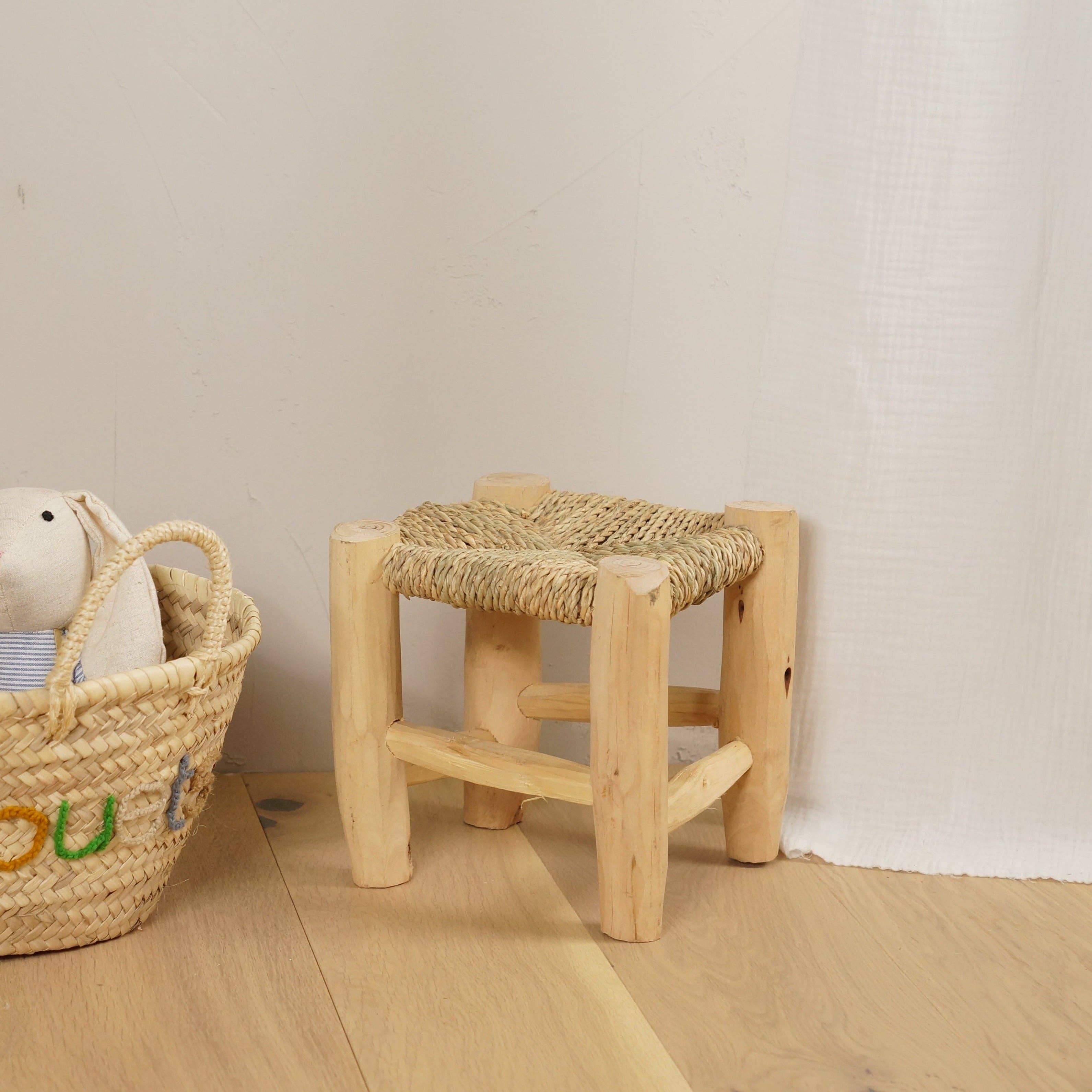 Bohome Living - Venta al por mayor Taburete - Taburete marroquí de madera1