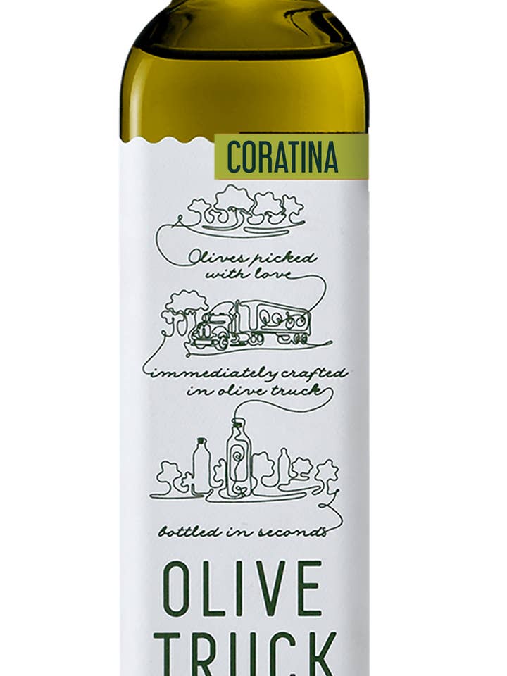 Coratina - California EVOO for wholesale by Olive Truck