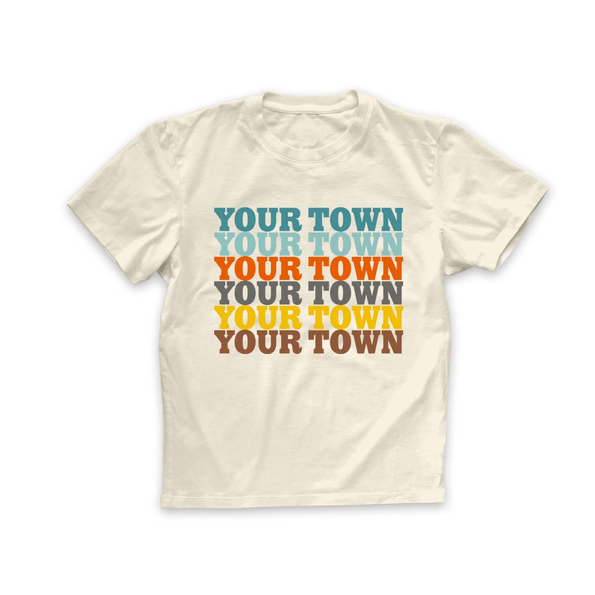 Rock Scissor Paper – Großhandel T-Shirt mit Siebdruck – Kinder – Personalisierte Stadt Kleinkind T-Shirt - Supergrafiken wiederholen Namen13