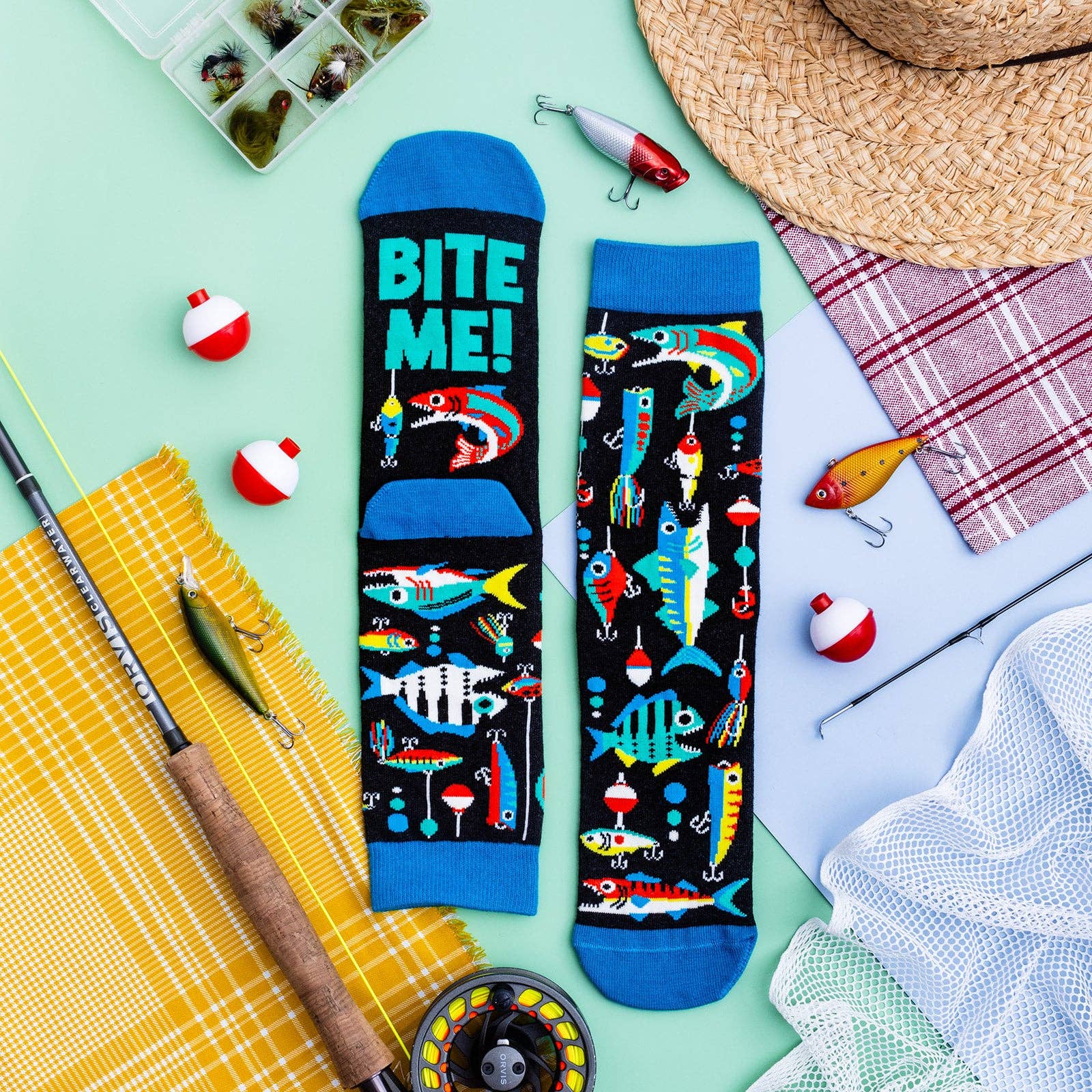 Lavley - Wholesale Socks - Unisex - Bite Me Fishing Socks6