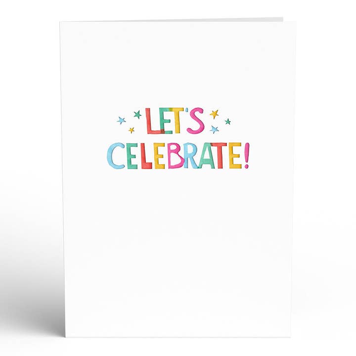 Lovepop Cards - Wholesale Birthday Card - Let's Celebrate Birthday 5''x7'' Card, Birthday Cards