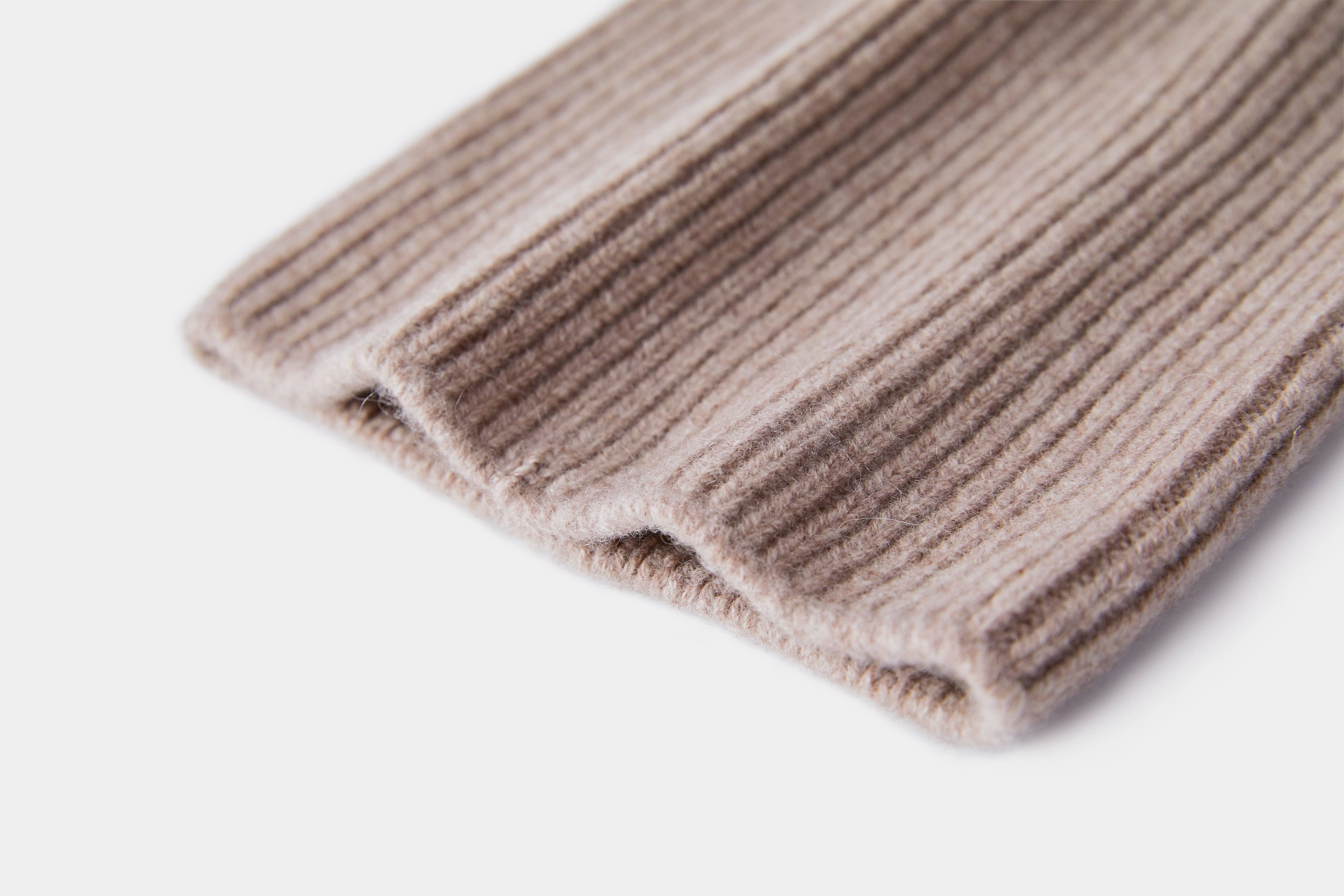 Farina d'avena Cappello unisex in lana cashmere in vendita all'ingrosso su Faire2