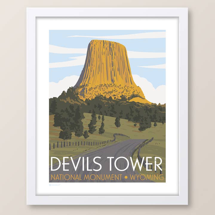 Devils Tower Wyoming Print for wholesale by Bozz Prints