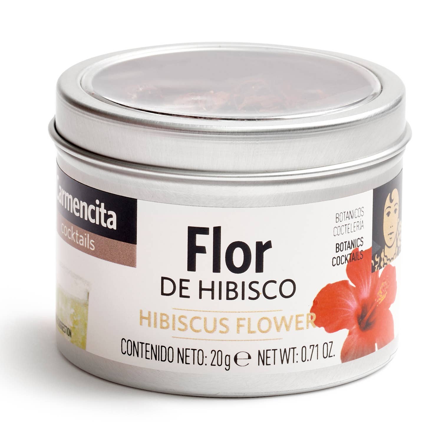 Carmencita - Wholesale Cocktail Mix/Syrup - Hibiscus Flower 20G Aluminum Can0