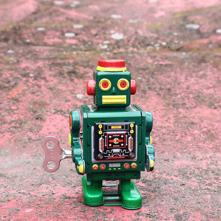 Tribal Trade GmbH - Wholesale Decorative Figurine - Robot green robot green tin robot6
