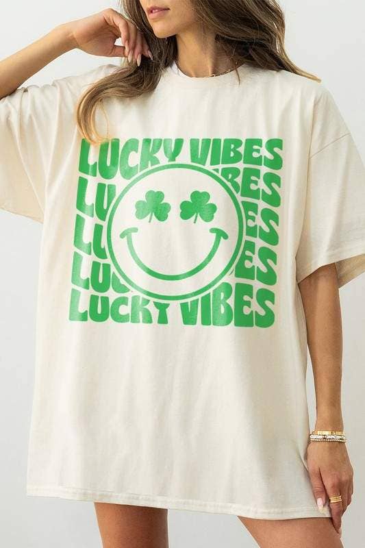 Flarix - Wholesale Tuniek - Dames - lucky vibes st patrick s comfortkleuren4
