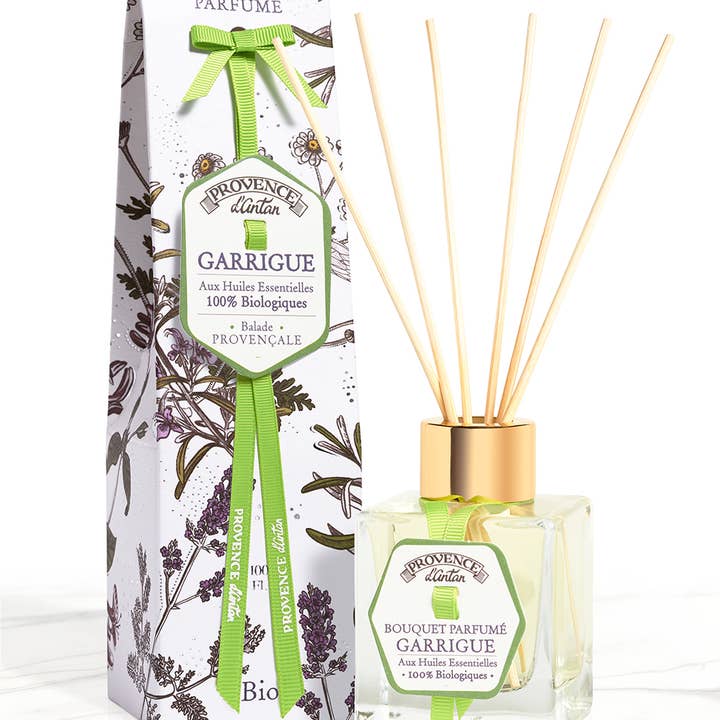 Organic Fragrance Diffuser *** GARRIGUE 100ml for wholesale by PROVENCE D'ANTAN