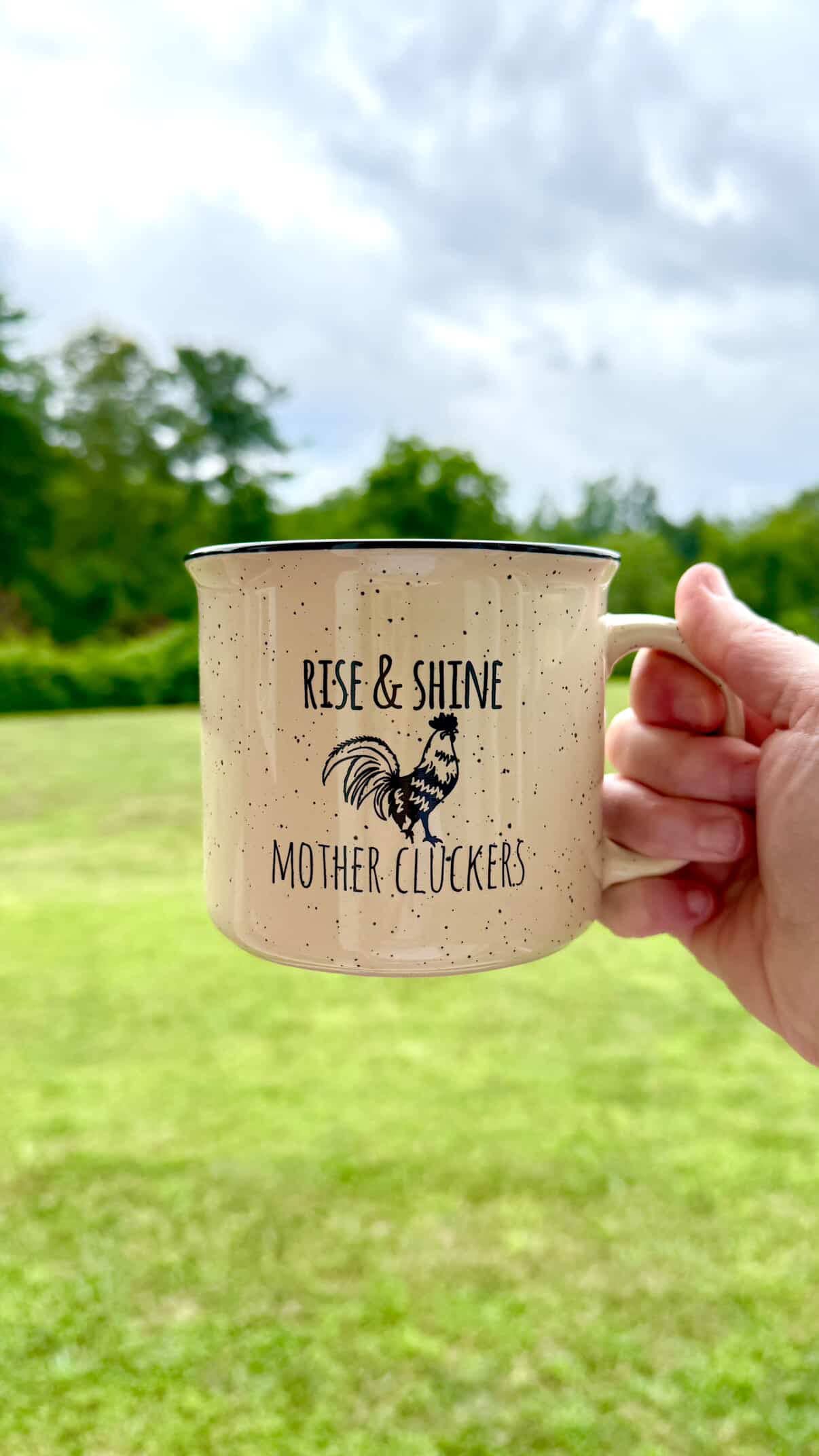 Moonlight Makers - Wholesale Coffee Mug - Rise & Shine Mother Cluckers Campfire Mug - 16oz 0