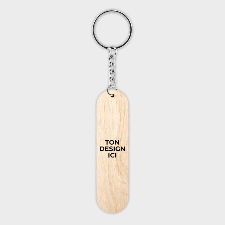 Custom Street Keychain for wholesale by WoodMakerz