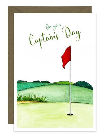 Golfgreen wenskaart voor wholesale door Duck Blue®