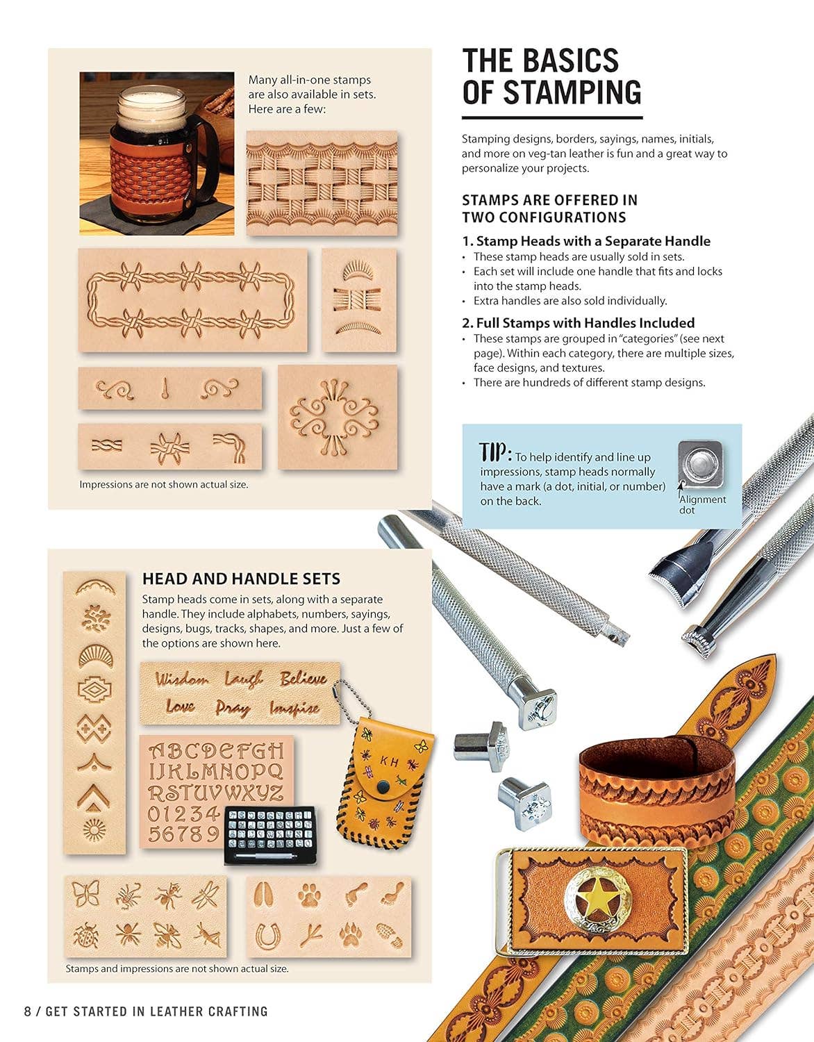 Fox Chapel Publishing - Vente Livre sur l'artisanat, les loisirs créatifs et le bricolage - Commencez la maroquinerie - Techniques étape par étape2