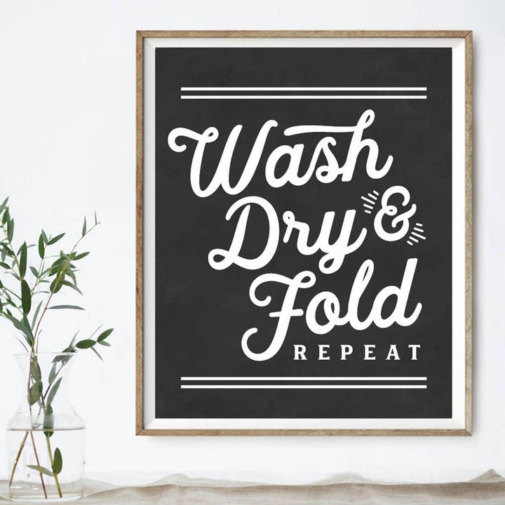 Tvätta torr och vik upprepning för wholesale av Lettered & Lined