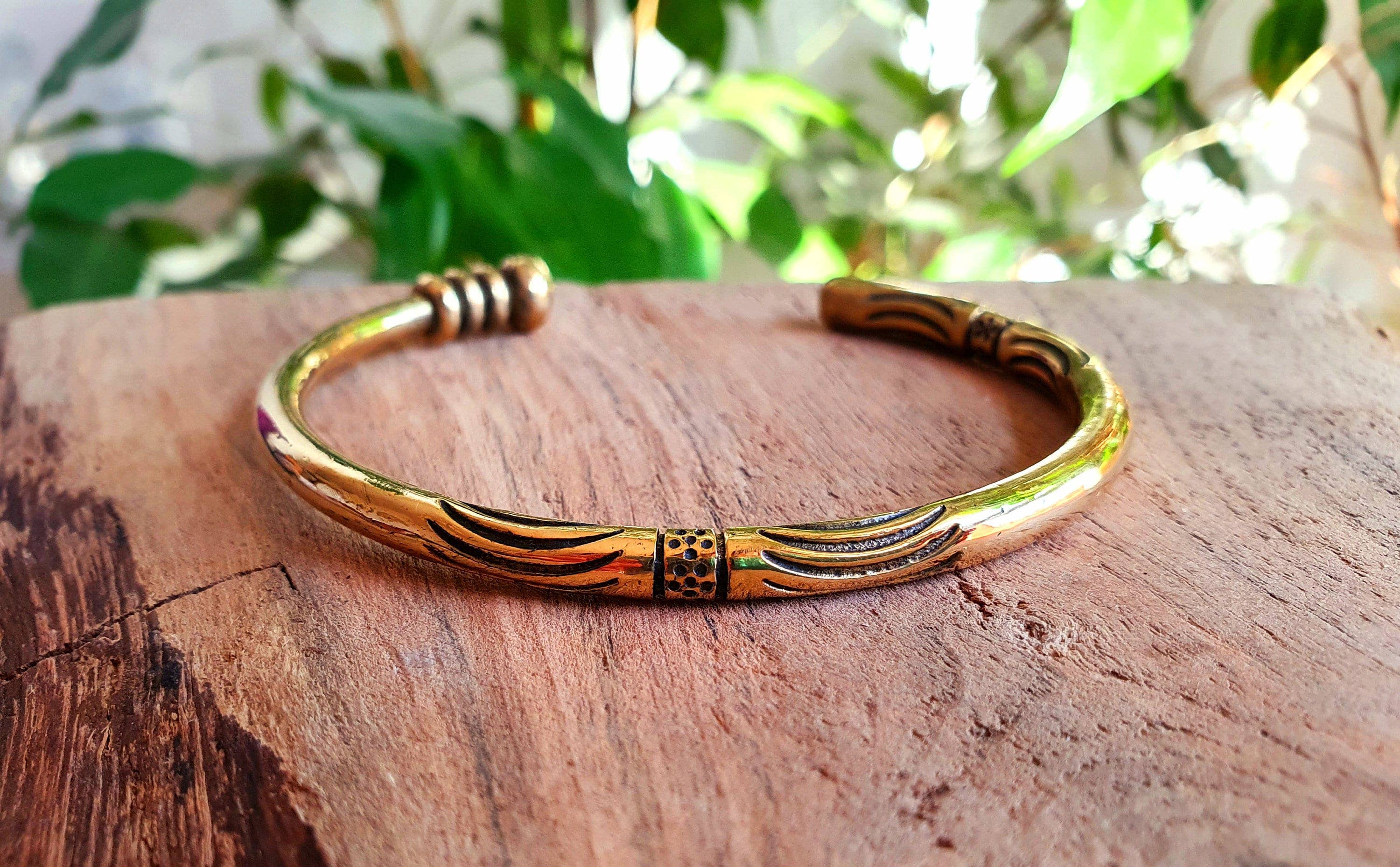 Kaali Boutique - Wholesale Cuff Bracelet - Tuareg Mens Brass Bracelet / Tuareg Jewelry / Cuff / Large Size / Unisex / Boho / Ethnic / Bohemian / Medieval / Gypsy / Geometric /2