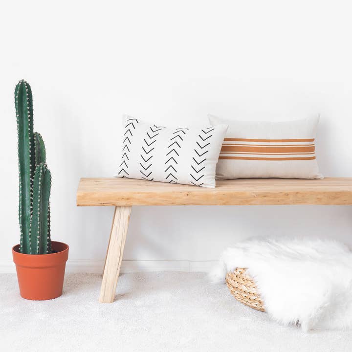 Hofdeco - Vendita all'ingrosso Fodera cuscino decorativo - Copricuscino lombare moderno Boho, a spina di pesce, 30,5 x 50,8 cm3