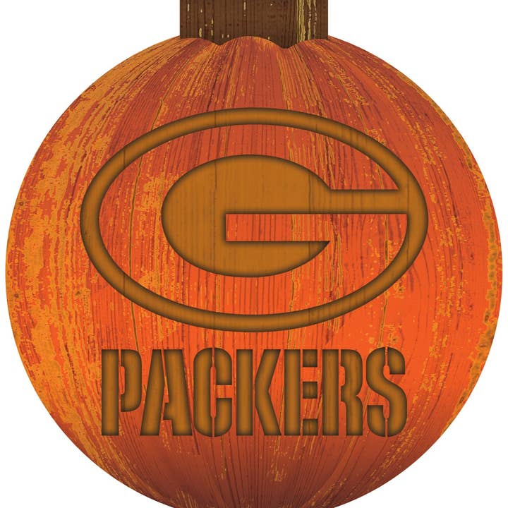 Arte de Parede de Halloween dos Green Bay Packers 12 pol. por atacado de Fan Creations
