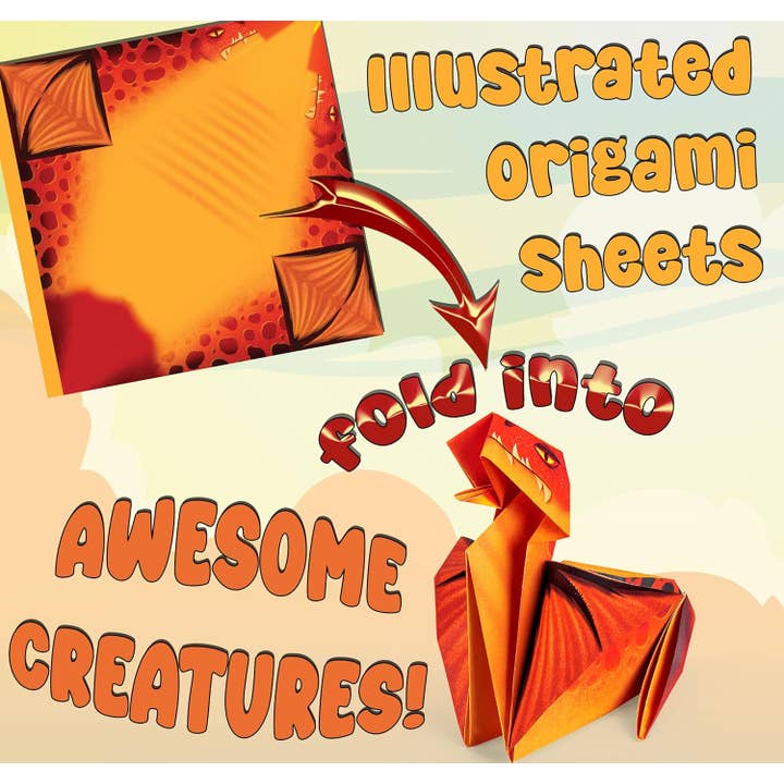 Fox Chapel Publishing - Wholesale Hobby- en doe-het-zelfboek - Beginnersgids voor origami: eenhoorns, Pegasus, draken en andere mythische dieren5