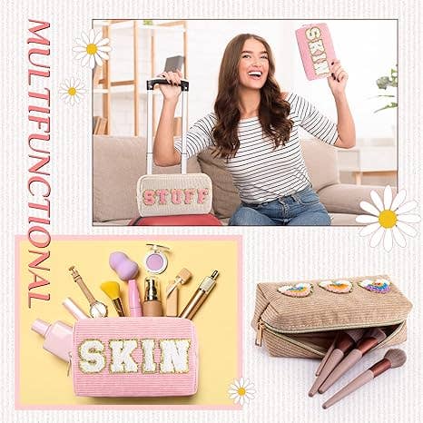 Crover - Wholesale Makeup/Cosmetic Bag - Corduroy Makeup Bag 5