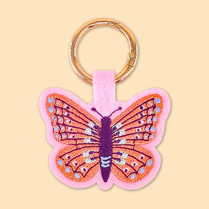 Butterfly Keychain - Bag Charm - Eco-friendly for wholesale by wowgoods
