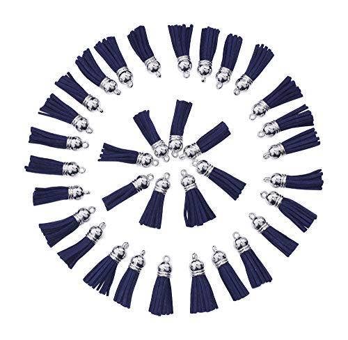 Mandala Crafts – wholesale Craft supplies – Mandala Crafts Faux Leather Suede Tassel with Loop for Keychains, Jewelry Making, Bookmarks, Books, Gifts, Pillows6