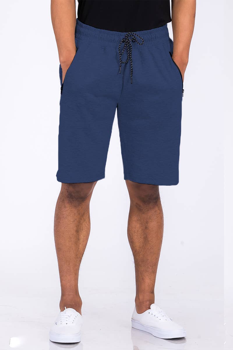 WEIV - Vente Short – homme - SP111 Short de survêtement en coton chiné pour homme21