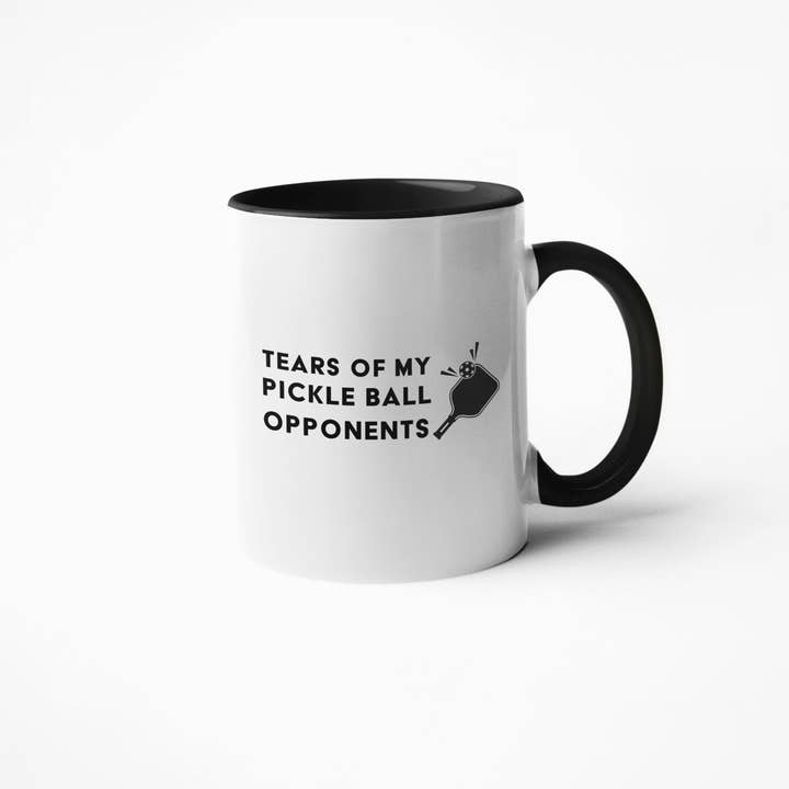Calm Down Caren - Vendita all'ingrosso Tazza - Tears of My Pickleball Opponents - Tazza da caffè4