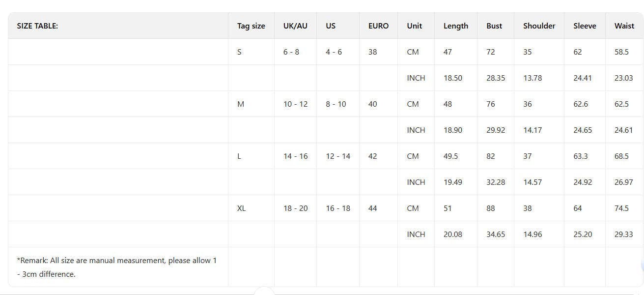 NINEXIS - Wholesale Blouse - Women's - CWTBLL01013_SOLID SLIM FIT LONG SLEEVE CROP TEE4