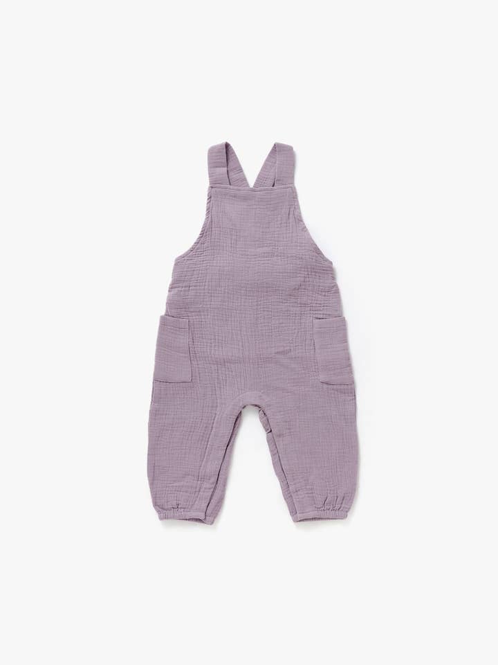 Adjustable Strap Overalls | Lilac for wholesale by Mila & Co.