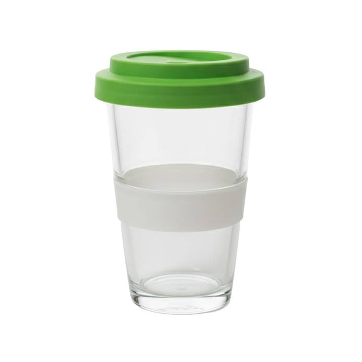 Biomatea - Wholesale Drinking Glass/Cup - Swiss made Matcha 2 go glass cup 330ml incl. lid1