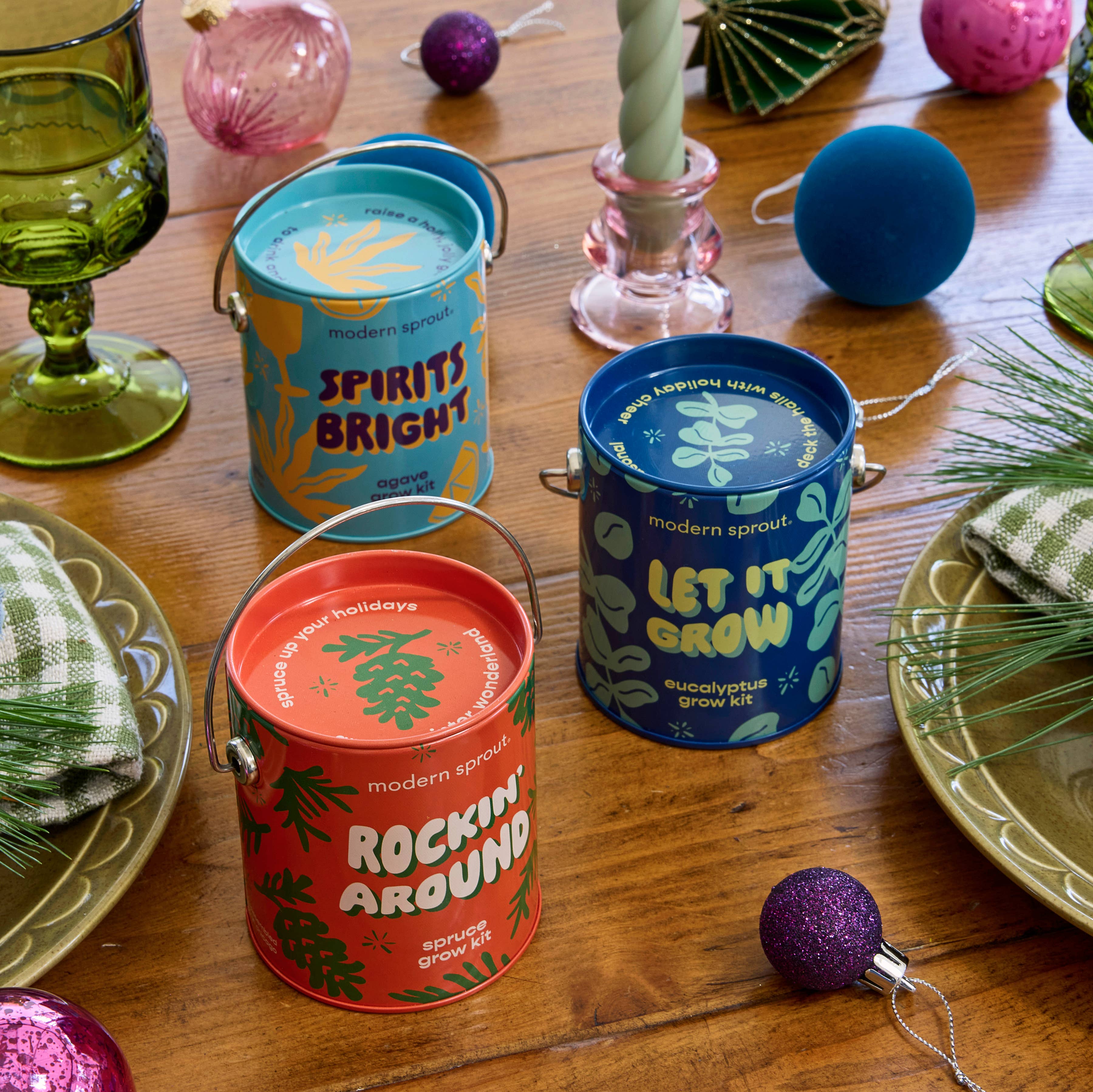 Modern Sprout - Wholesale Plant Seeds - Holiday Complimentary Colors Grow Kits15