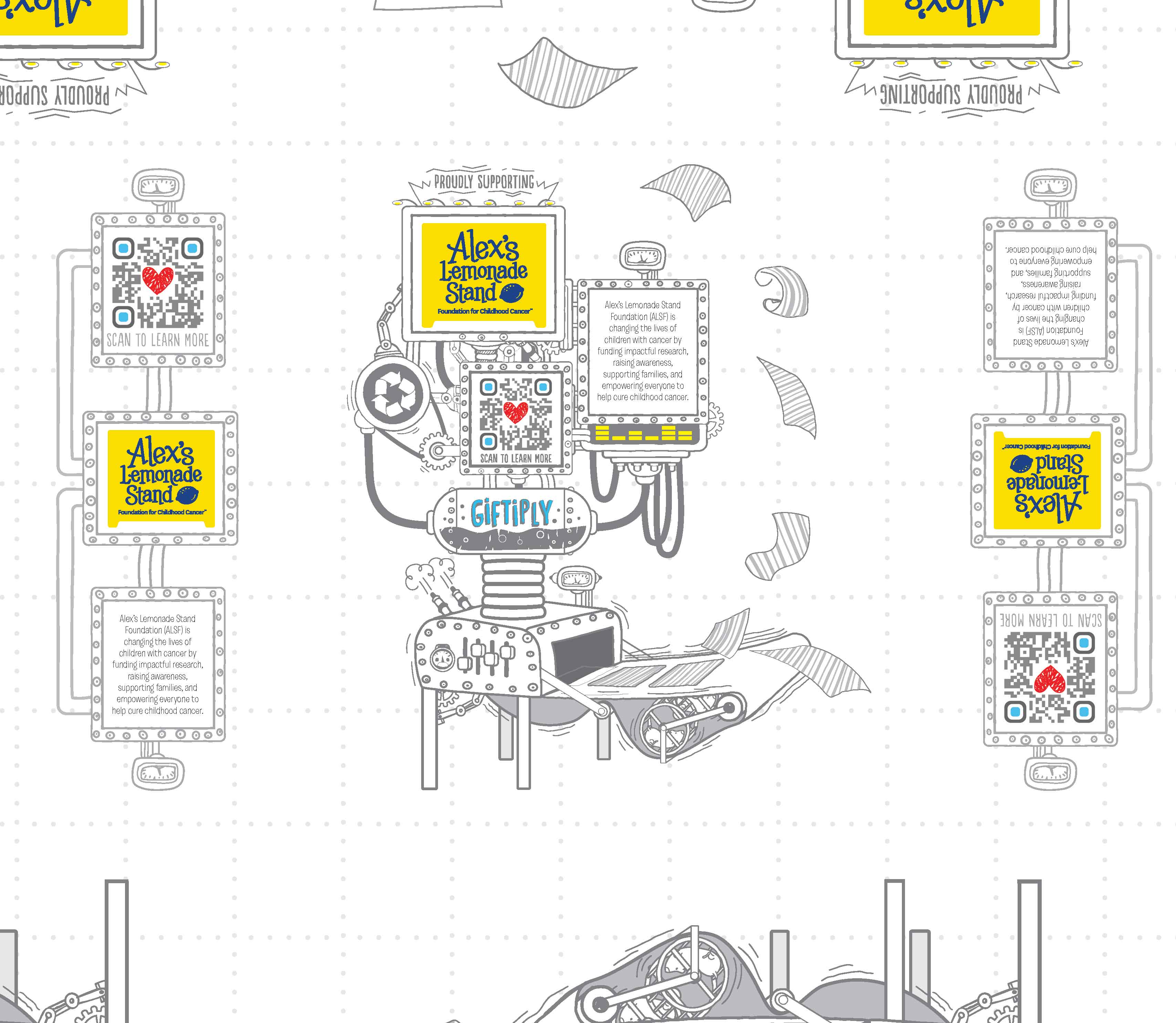 Giftiply - Wholesale Flat Wrap - O Lemon Tree - Charity Eco-Friendly Wrapping Paper3