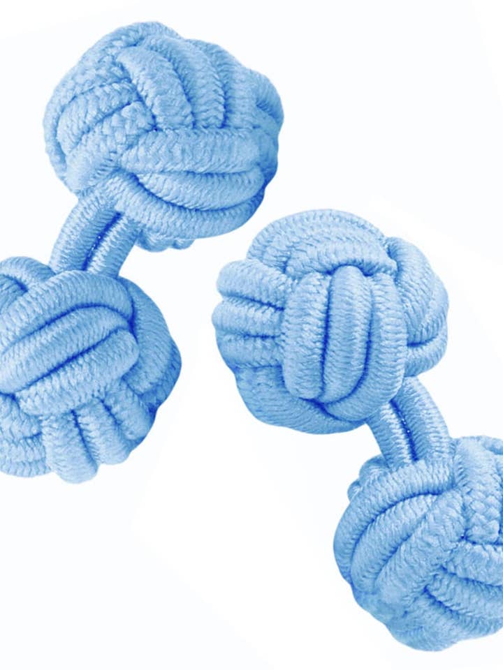 ELASTISCHE MANSCHETTENKNÖPFE MIT BLAUEN KUGELN für den Großhandel von Josvil