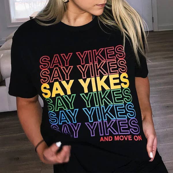 femfetti - Wholesale T-Shirt (Graphic) - Women's - Say Yikes Shirt0