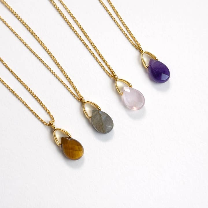 Mini Drop Necklace - Custom Creation for wholesale by Poudre Bijoux