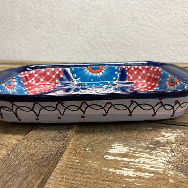 My Amigos Imports - Wholesale Platter - CLEARANCE-Talavera Ceramic Rectangular Party Platter-16x103
