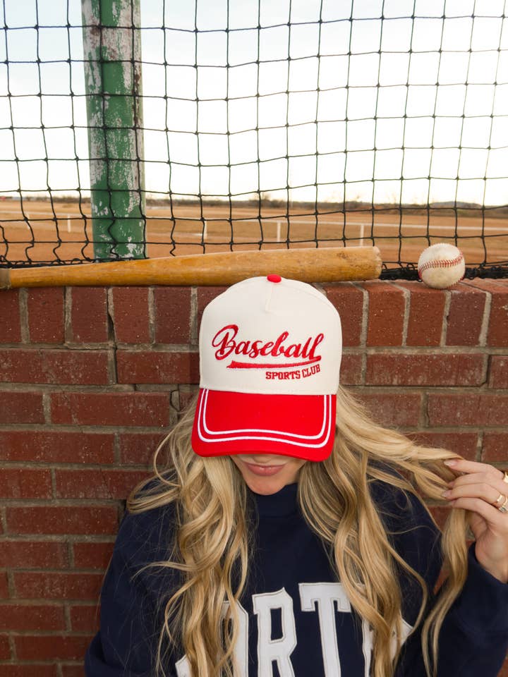 Baseball Sports Club Cap for wholesale by Worthy Hat Co.