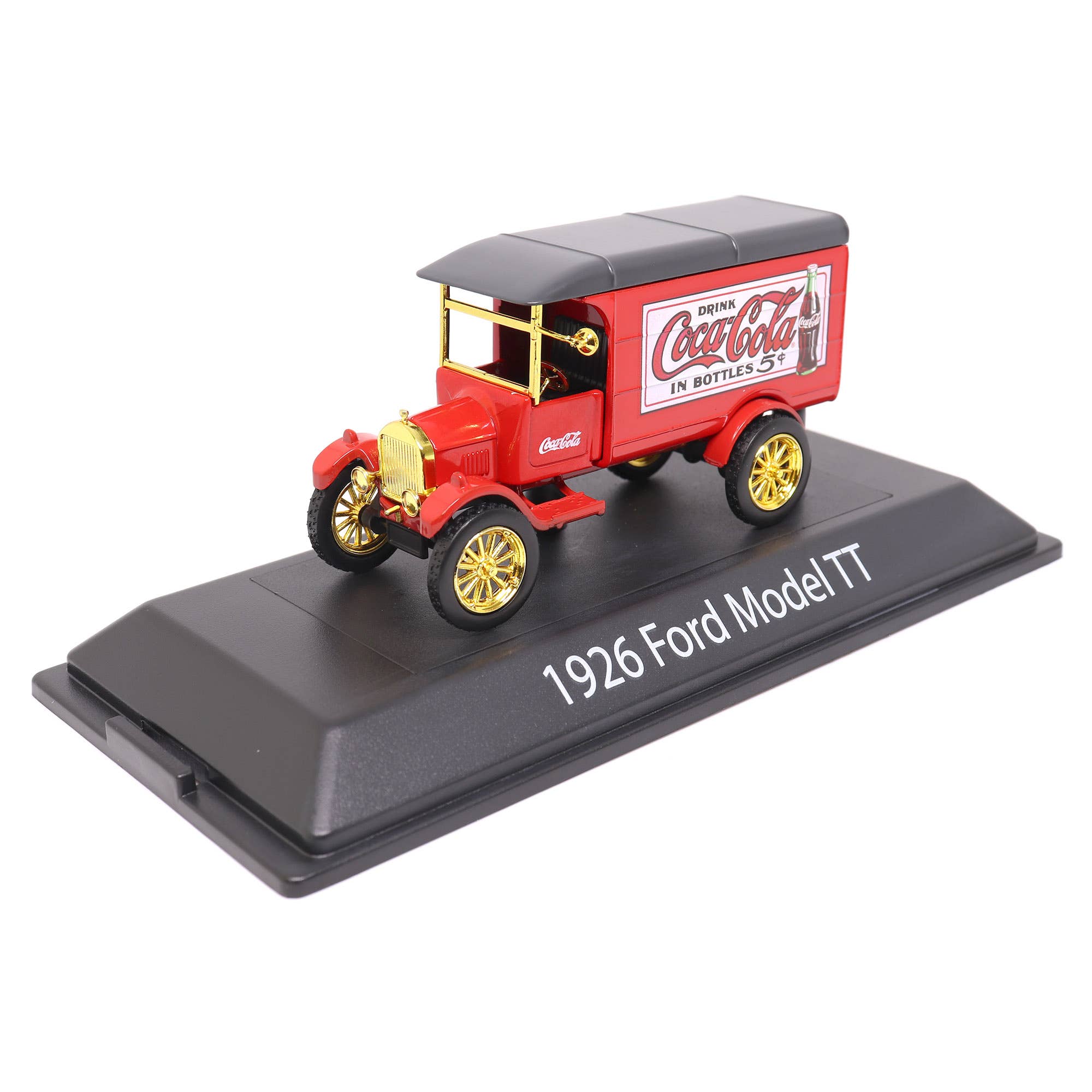Motor City Classics, Inc. - Vendita all'ingrosso Decorazioni da tavolo - Modello in scala 1:43 Ford TT Van Coca-Cola 1926 in metallo pressofuso2
