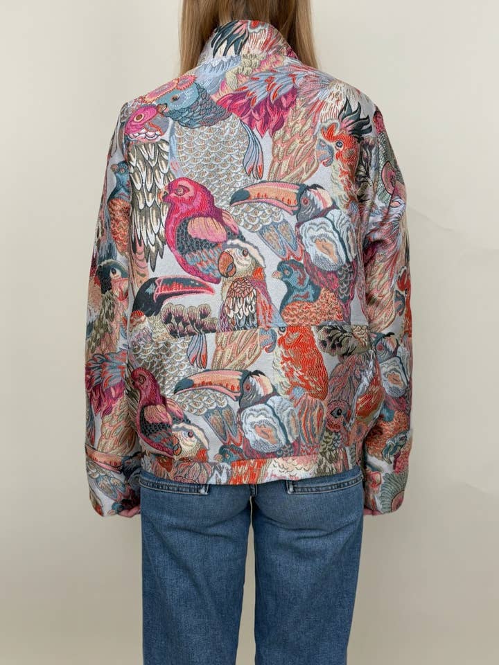 KZELL PARIS - Wholesale Jacket - Women's - METALLIC JACQUARD PATTERN JACKET3