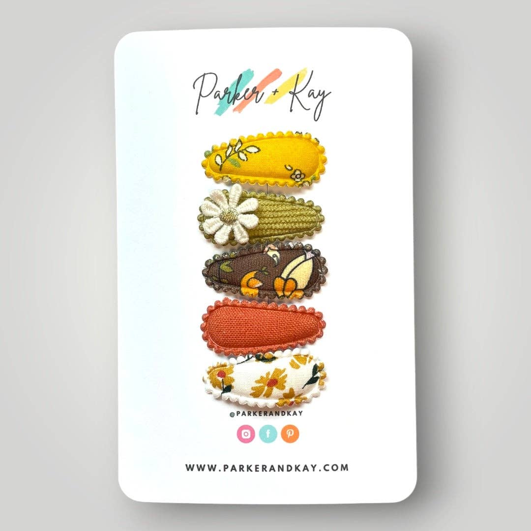 Parker and Kay Collective - Wholesale Hair Clip - Kids - Mystery Bag | Fabric Snap Clips4
