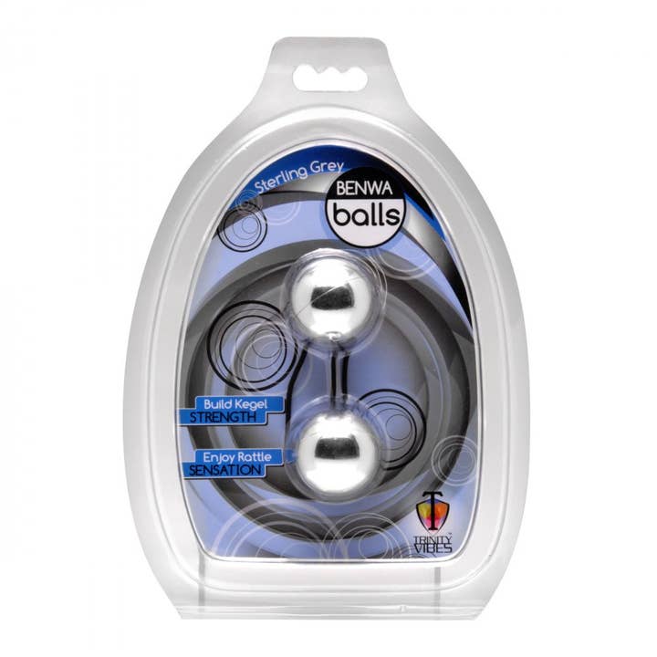 Trinity Vibes - Wholesale Sex Toy - Sterling Grey Benwa Balls