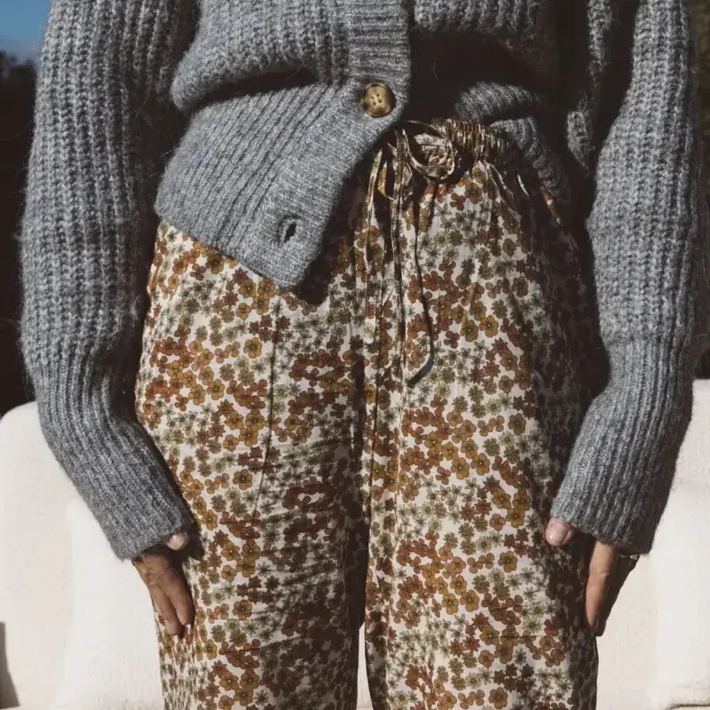 Gabrielle Paris - Wholesale Sleepwear Bottom - Women's - Flower pajama pants1