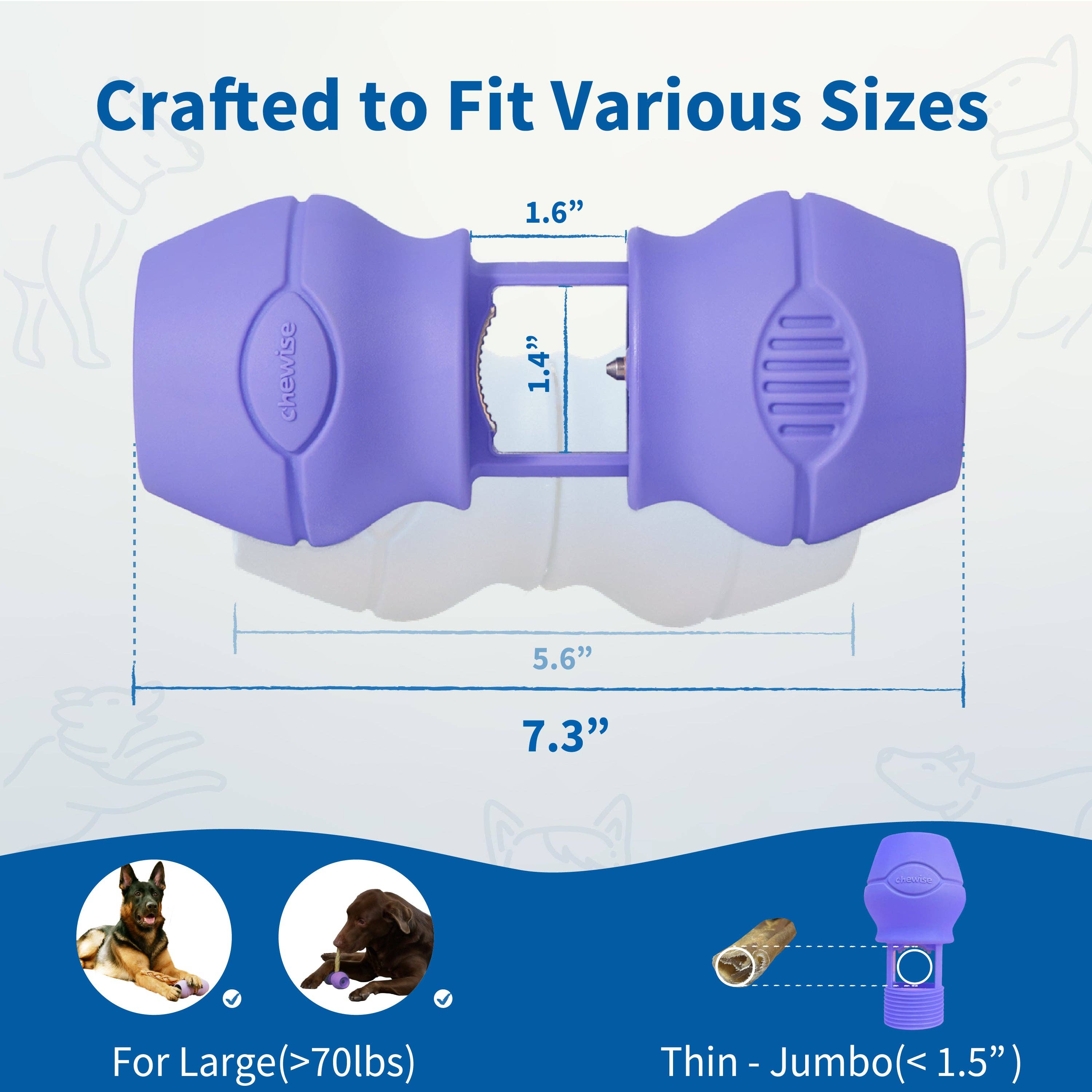 Chewise Official - Wholesale Pet Chew Toy - Dog - Safe Chew Holder | XL | Dogs Over 70 lbs4