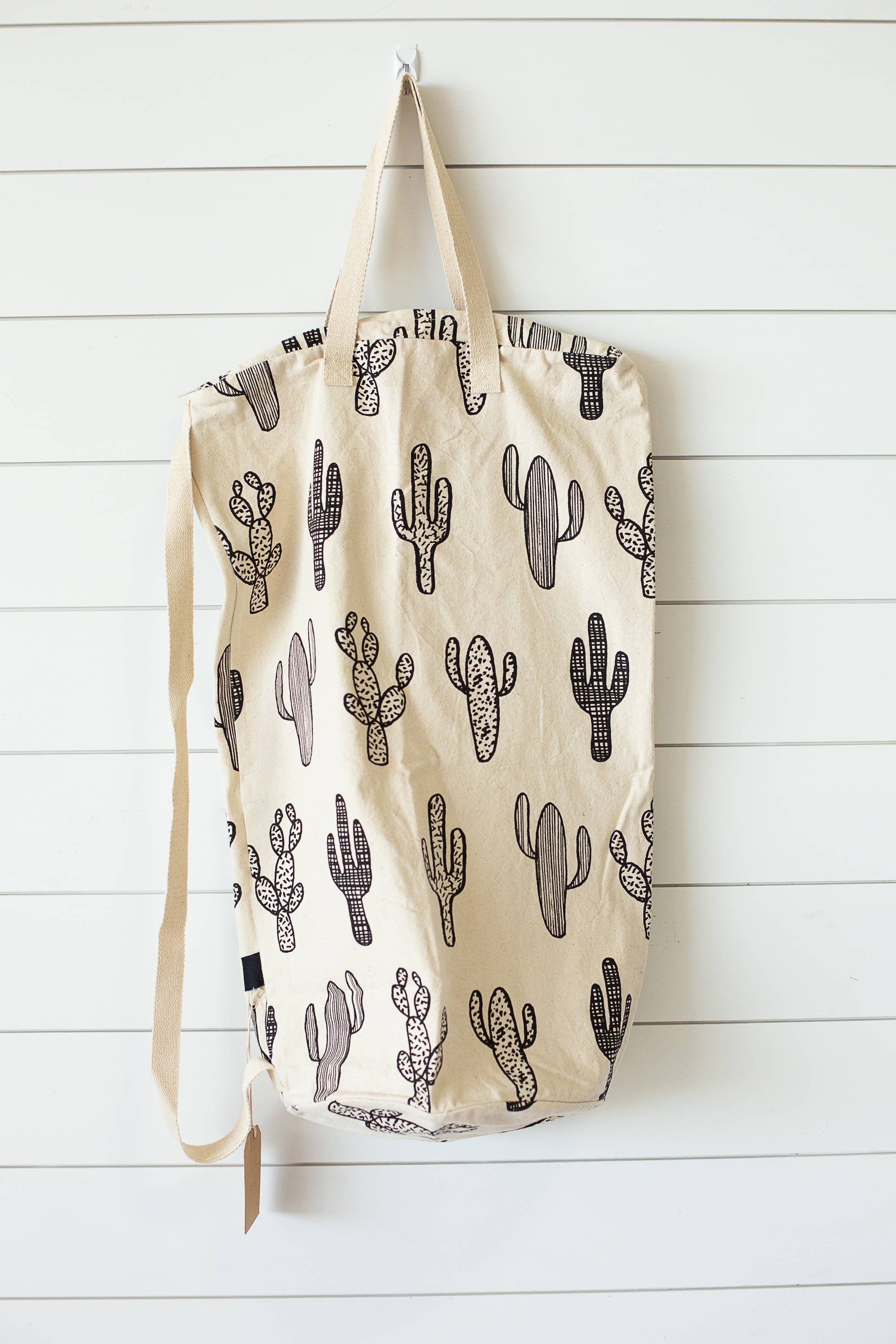 Modern Burlap - Wholesale Laundry Bag - Cotton Canvas Laundry Bag With Shoulder Strap - Prints1