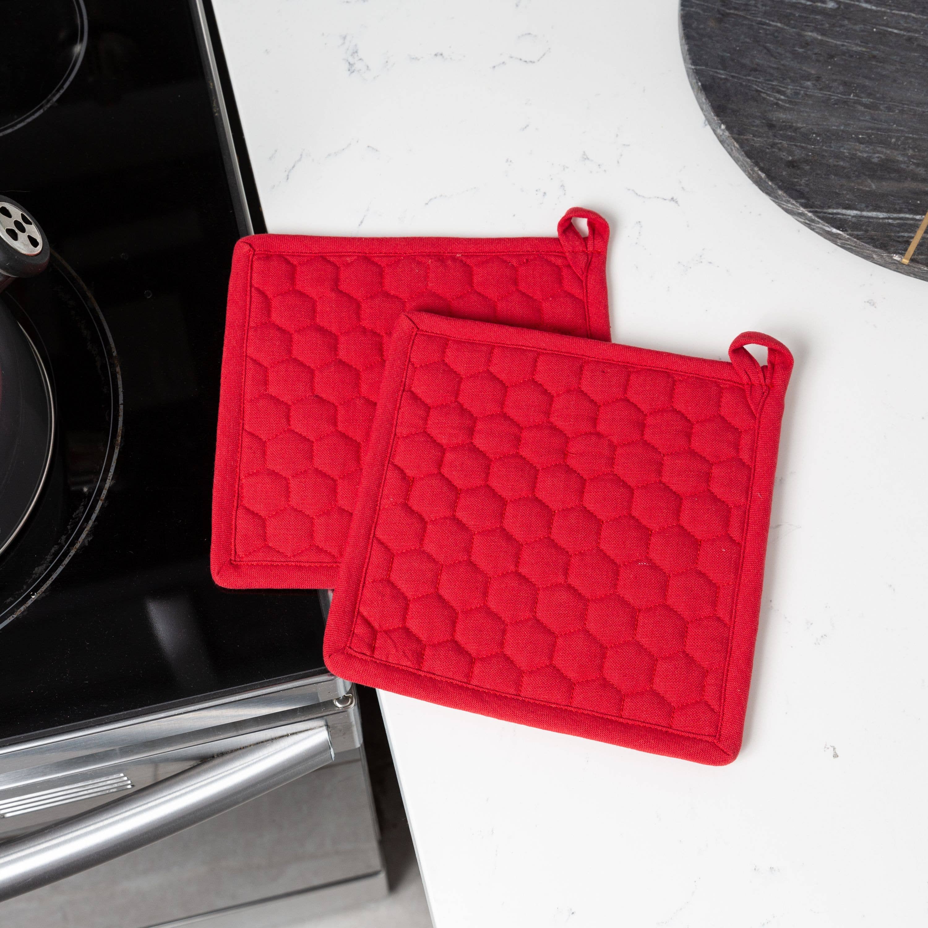 Fabstyles – Luva de forno/pega por atacado – Fabstyles Fouta Potholder - Conj. de 23